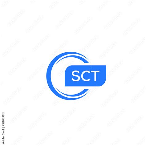 sct letter design  logo  iconsct typography  technology