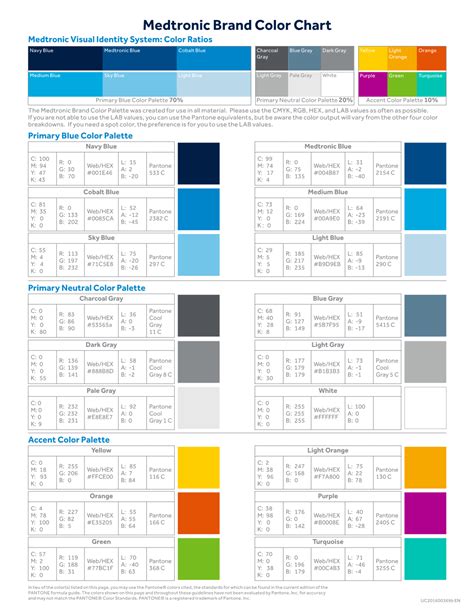 Medtronic Brand Color Chart DocsLib