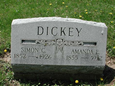 Amanda Etta Gonser Dickey Memorial Find A Grave