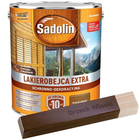 Sadolin EXTRA Lakierobejca Orzech włoski 5L 8129104306 oficjalne