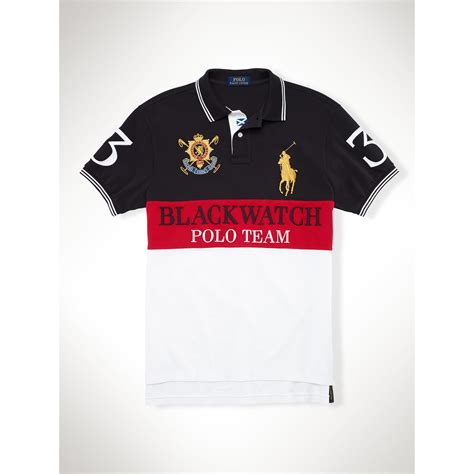 Polo Ralph Lauren Blackwatch Custom Fit Polo For Men Lyst