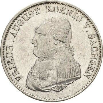 Thaler Frederick August I Mining Thaler Kingdom Of Saxony