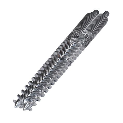 Milacron Conical Twin Screw Barrel For PVC Pipe Sheet Extruder