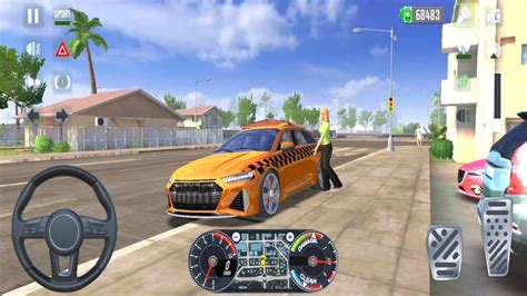 Taxi Sim Evolution City In Los Angeles State In A Uber Audi Luxury Suv