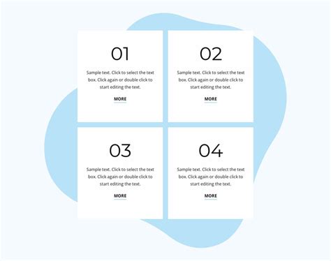 beautiful numbered list website design  nicepage