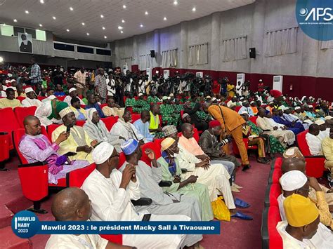 12 Photos Mawlid 2023 La Visite Du Président Macky Sall à Tivaoune