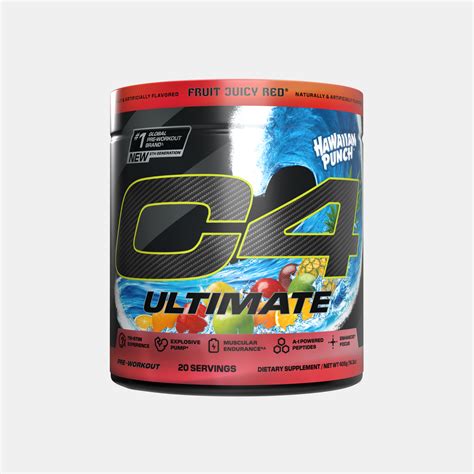 C4 Ultimate X Hawaiian Punch Pre Workout Powder Cellucor