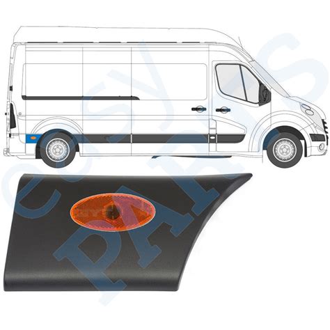 Renault Master Hinten Kotfl Gel Seitenleiste Heckleuchte Rechts