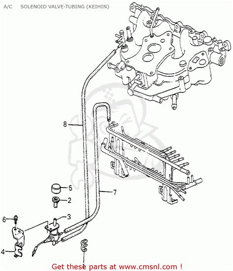 Honda Accord F Dr Lx Ka Kh Kl A C Solenoid Valve Tubing