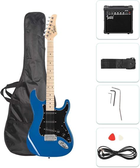 GLARRY Full Size Electric Guitar Kit For Beginner GST Series Starter