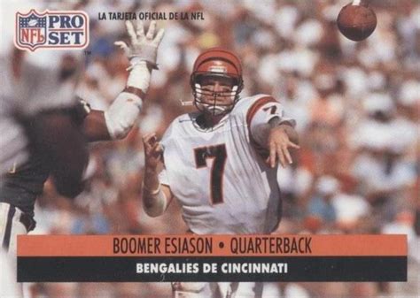 Pro Set Spanish Boomer Esiason For Sale Ebay