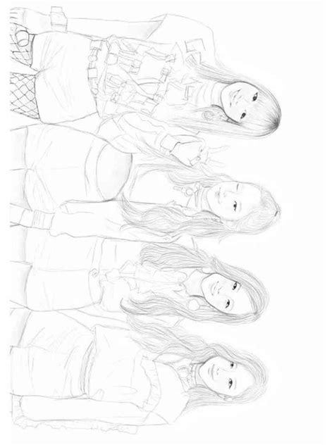 BlackPink coloring pages