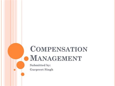 Compensation Management Ppt