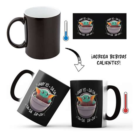 Mug Pocillo Mágico Baby Yoda Star Wars Mandalorian 001 Cuotas sin interés