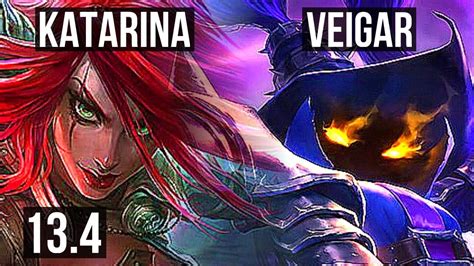 Katarina Vs Veigar Mid 10 0 4 1 7m Mastery Legendary 300 Games