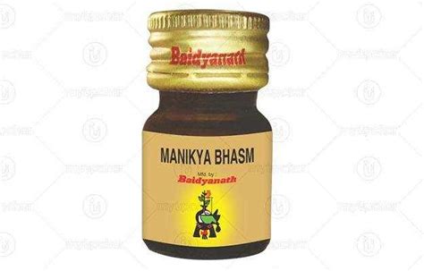 Baidyanath Manikya Bhasma 1gm Uses Price Dosage Side Effects