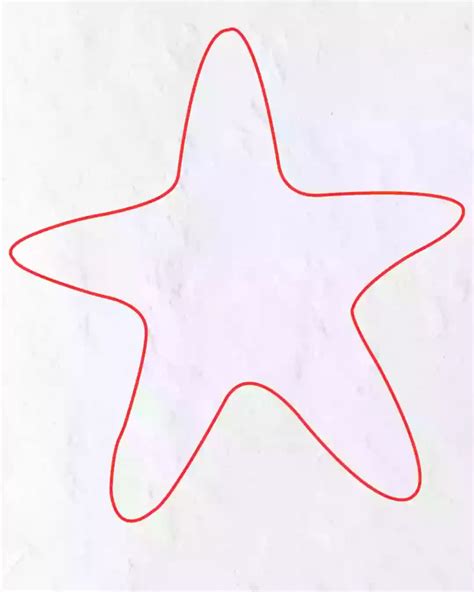 How To Draw Starfish In Simple And Easy Step By Step Guide