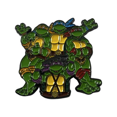 Ninja Turtles Tmnt Enamel Pin Flyoutfitters Store