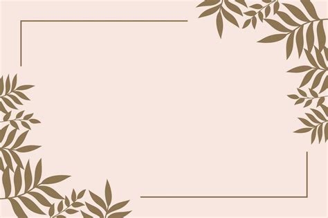 Illustration Vector Graphic of Aesthetic Border Template with Luxury Frame in Nature Theme ...