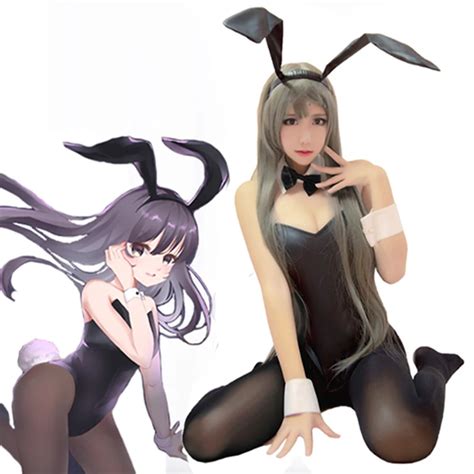 Anime Rascal Does Not Dream Of Bunny Girl Senpai Cosplay Mai Sakurajima Cosplay Costume Sexy