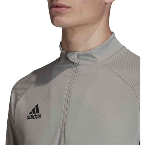 Adidas Condivo Zip Training Top Team Mid Grey Soccerpro