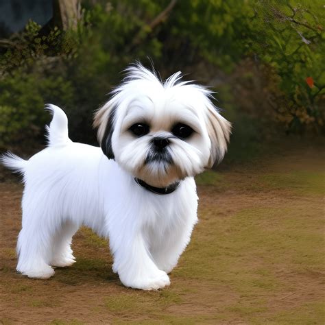 Lhasa Apso And Shih Tzu Mix · Creative Fabrica