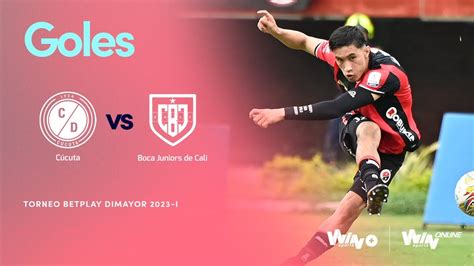 Cúcuta Deportivo vs Boca Juniors de Cali goles Torneo BetPlay