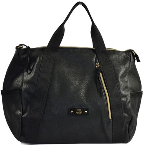 Mila Louise Nicoli Ep Grand Cabas Et Sac Week End Noir