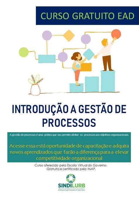 Introdu O Gest O De Processos Dicas De Cursos Ead Sindilurb