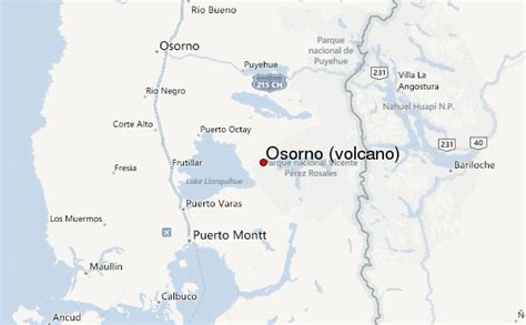 Osorno (volcano) Mountain Information