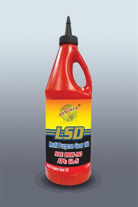 Boscher Lsd Gear Oil Sae W Manual Transmission Fluid Api Gl