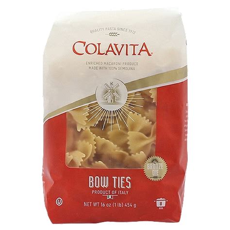 Colavita Bronze Die Bow Ties Pasta 16 Oz