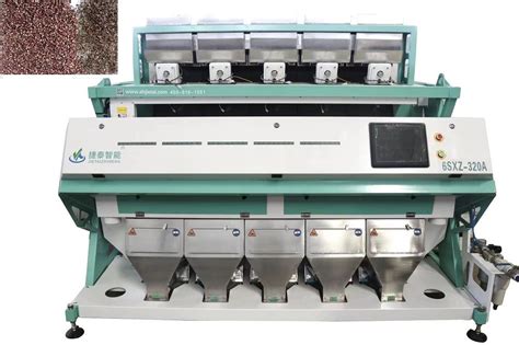 Vibrated 5 Chutes 320 Channels Spices Color Sorter Rice Colour Sorter