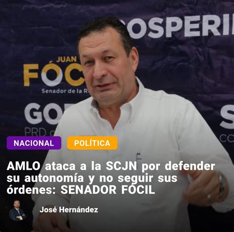 Es Cuanto on Twitter El senador jmfocil aseguró que el presidente