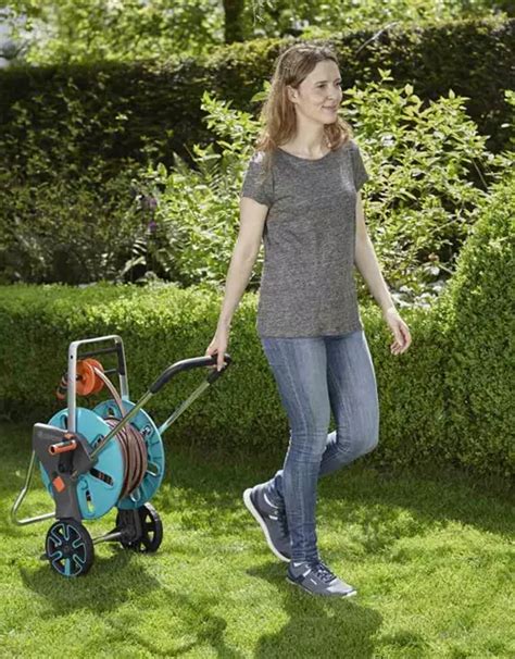 Gardena Schlauchwagen AquaRoll M Easy Set Inkl 20m Schlauch Und