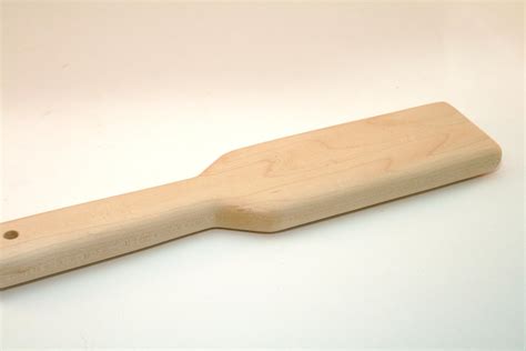 Amazon BDSM OTK Hairbrush Style Spanking Paddle In Maple Fetish