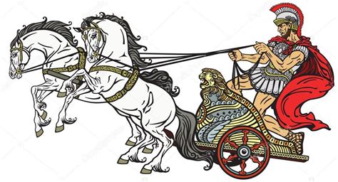 Roman war chariot Stock Vector Image by ©insima #88549254