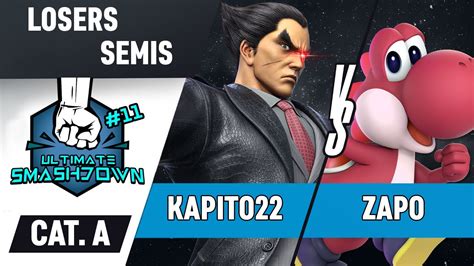 Ultimate Smashdown 11 Losers Semis Kapito22 Steve Kazuya Vs