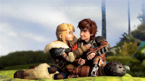 Hiccup Kissing Astrid Hofferson