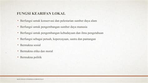 Ppt Kearifan Lokal Dan Kebudayaan Di Indonesia PPT