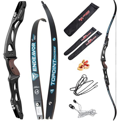 Topoint Archery Endeavor Competition Recurve Bow Package Aluminum Riser