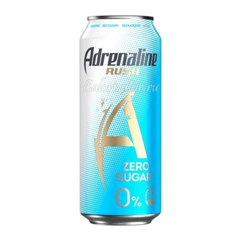 Энергетический напиток Adrenaline Rush Zero Sugar - калорийность ...