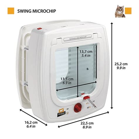 Porte Pour Chat Ferplast Swing Microchip Marron