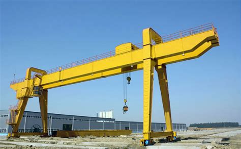 Etc T Double Girder Gantry Crane Maximum Lifting Capacity Ton At