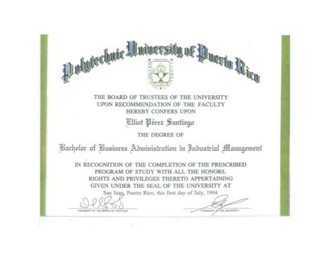 Diploma_Polytechnic University of Puerto Rico