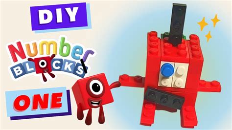 Diy Numberblocks One Lego Build By Ghian Youtube