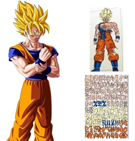 Goku Tamaño Real Papercraft en venta en La Matanza Bs As G B A Oeste