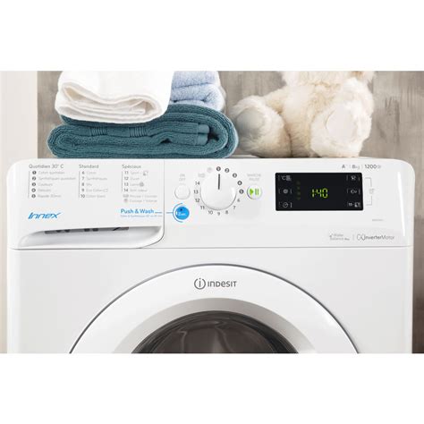 Lave Linge Hublot Posable Indesit Kg Bwe X W Fr