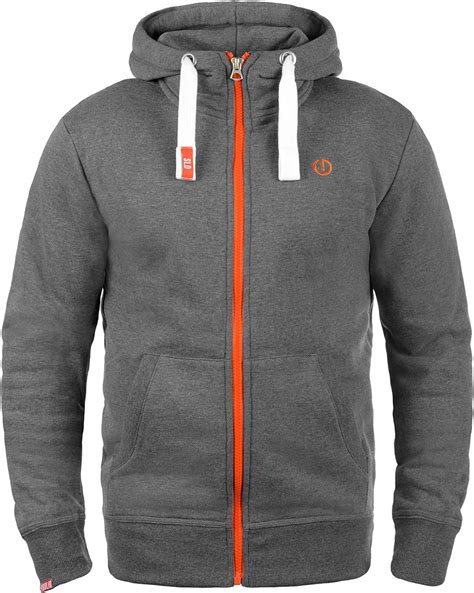 Solid Sdbenn High Neck Zip Hoodie Herren Sweatjacke Kapuzenjacke