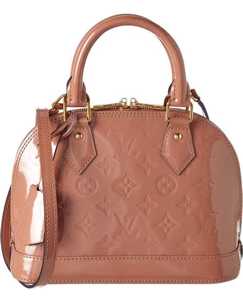 Louis Vuitton Pink Monogram Vernis Leather Alma Bb Alma Bb Authentic